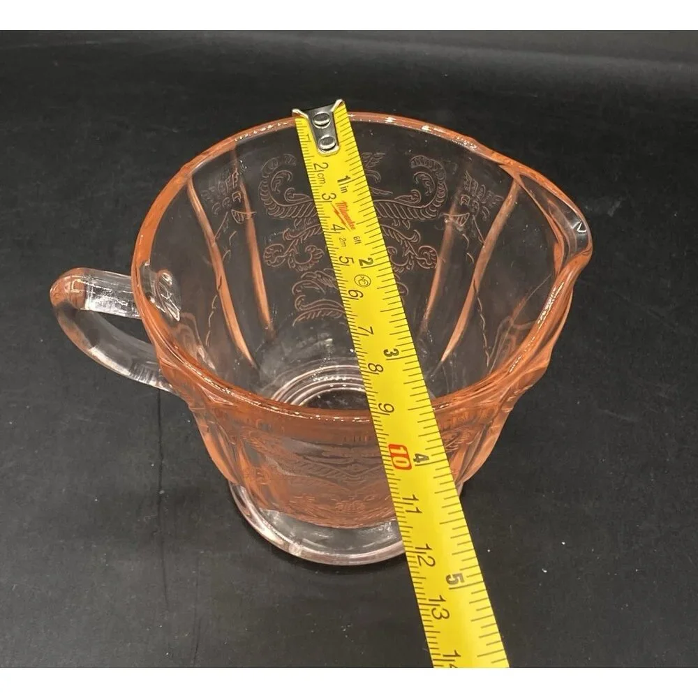 Indiana Glass Pink Depression Glass Madrid Creamer Pitcher